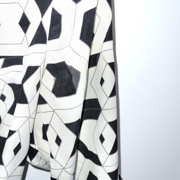 Diane Von Furstenberg 100% Silk Shirt Dress Size 2 - Picture 7 of 8